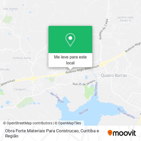 Obra Forte Materiais Para Construcao mapa