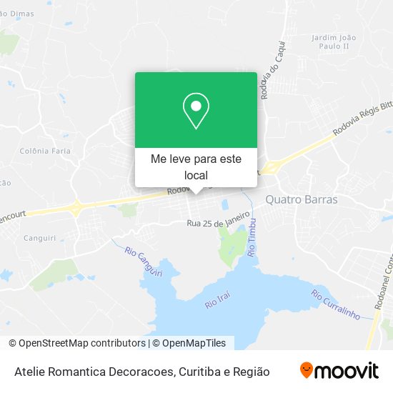 Atelie Romantica Decoracoes mapa