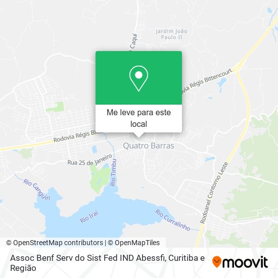 Assoc Benf Serv do Sist Fed IND Abessfi mapa