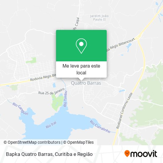 Bapka Quatro Barras mapa