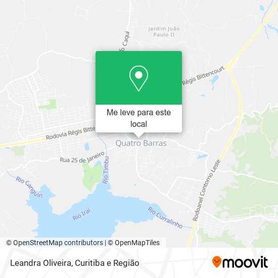 Leandra Oliveira mapa