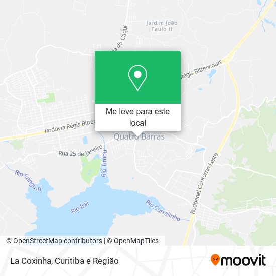 La Coxinha mapa