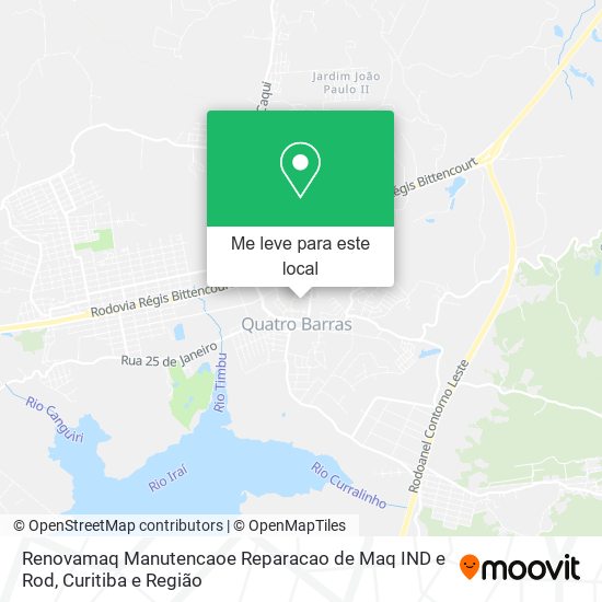 Renovamaq Manutencaoe Reparacao de Maq IND e Rod mapa