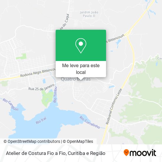 Atelier de Costura Fio a Fio mapa