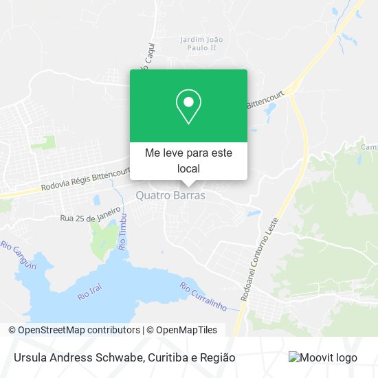 Ursula Andress Schwabe mapa