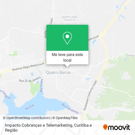 Impacto Cobranças e Telemarketing mapa