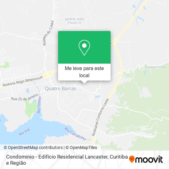 Condomínio - Edifício Residencial Lancaster mapa
