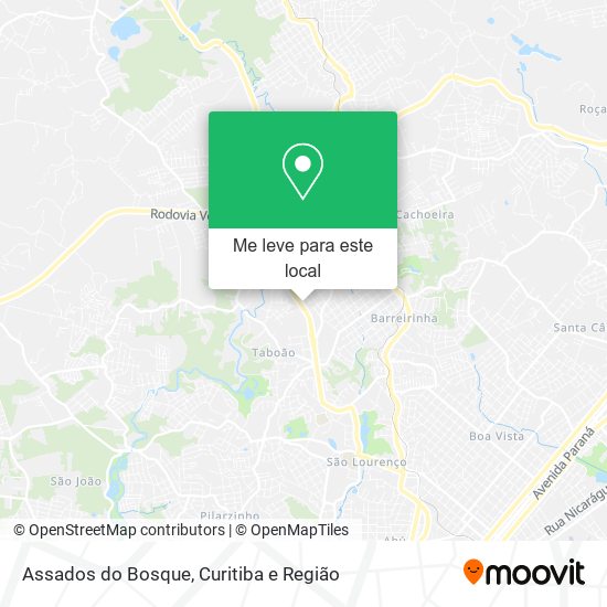 Assados do Bosque mapa