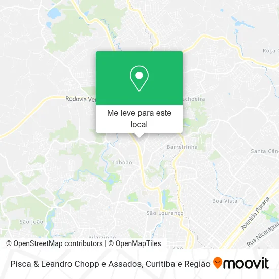 Pisca & Leandro Chopp e Assados mapa