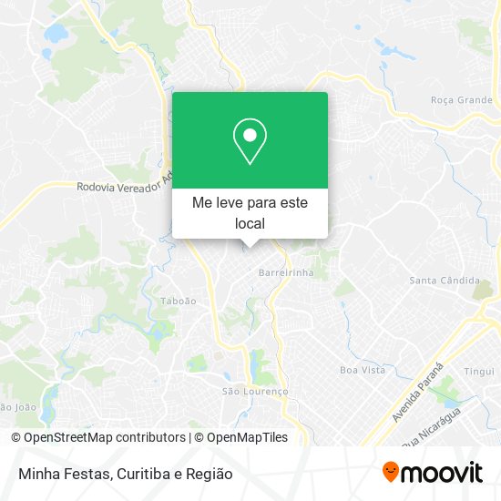 Minha Festas mapa