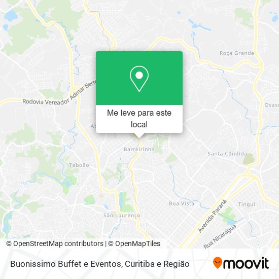 Buonissimo Buffet e Eventos mapa