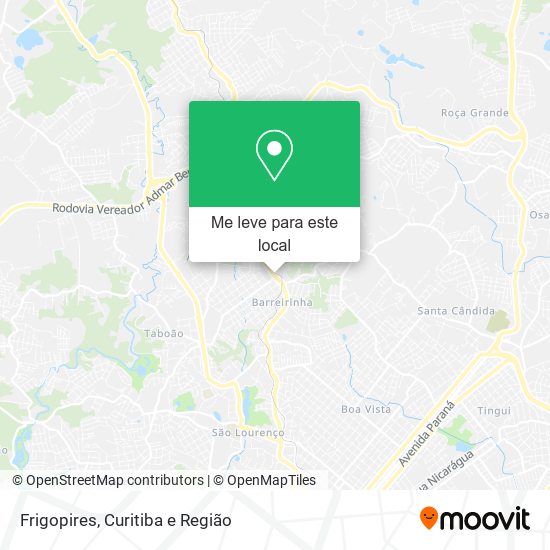 Frigopires mapa