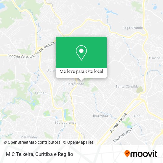 M C Teixeira mapa