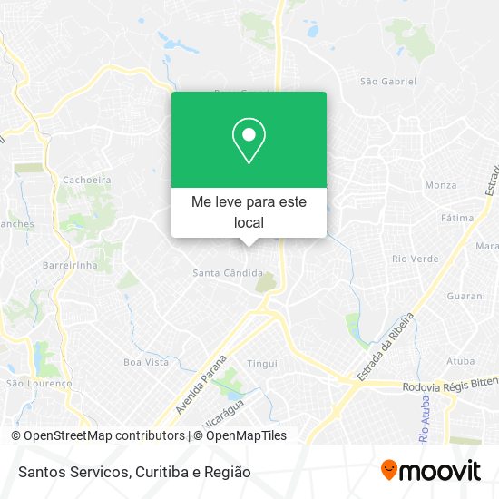 Santos Servicos mapa