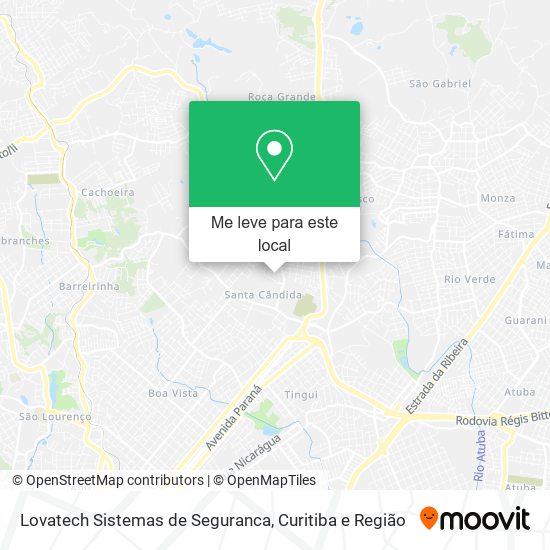 Lovatech Sistemas de Seguranca mapa