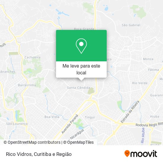 Rico Vidros mapa