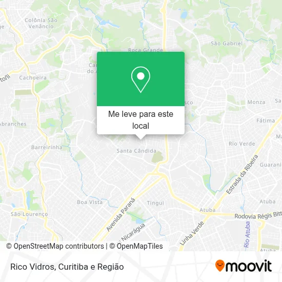 Rico Vidros mapa