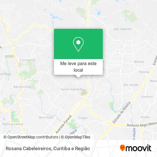 Rosana Cabeleireiros mapa