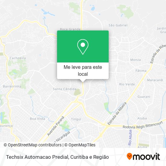 Techsix Automacao Predial mapa