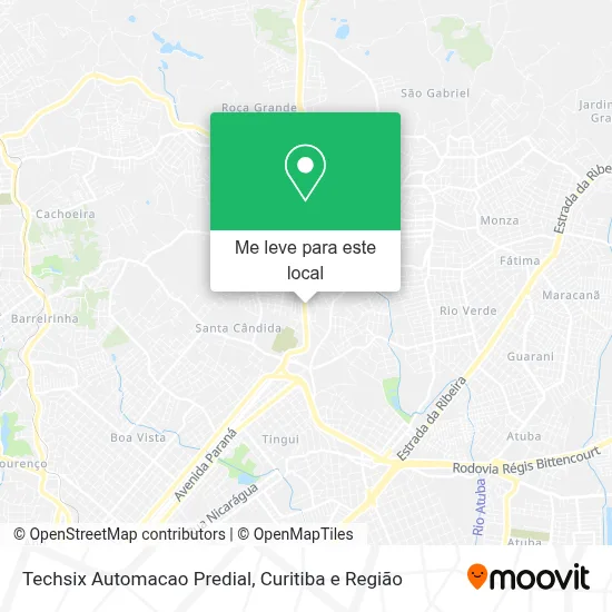 Techsix Automacao Predial mapa