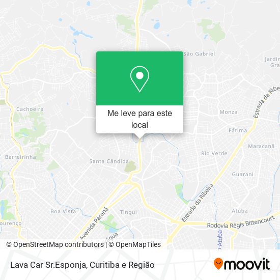 Lava Car Sr.Esponja mapa