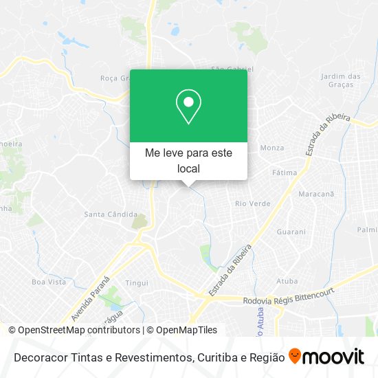 Decoracor Tintas e Revestimentos mapa