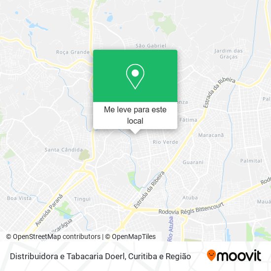 Distribuidora e Tabacaria Doerl mapa