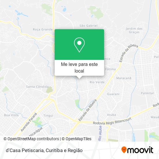 d'Casa Petiscaria mapa