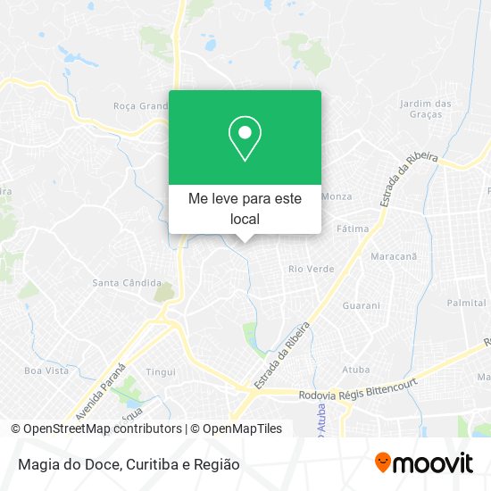 Magia do Doce mapa