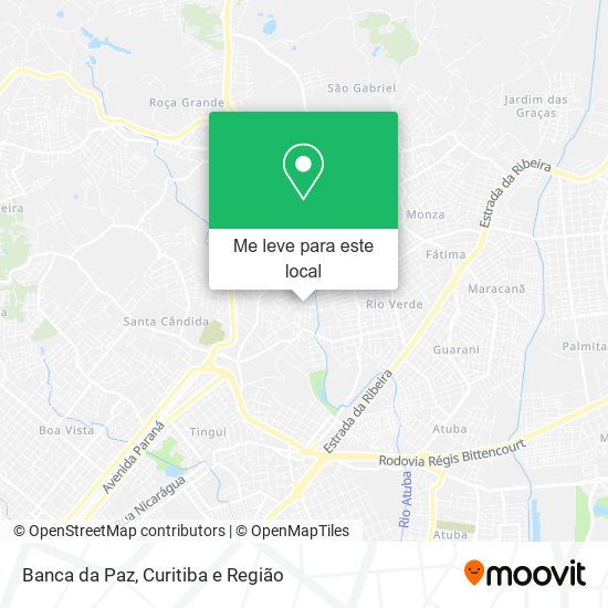 Banca da Paz mapa