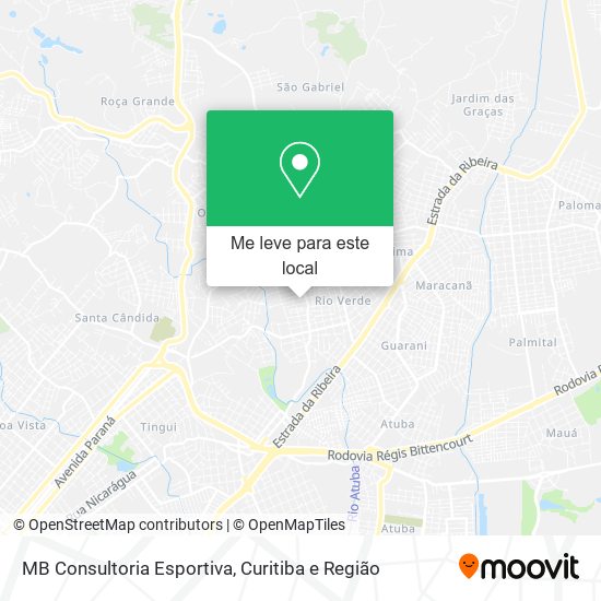 MB Consultoria Esportiva mapa