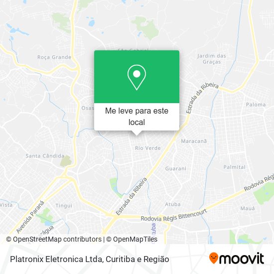 Platronix Eletronica Ltda mapa