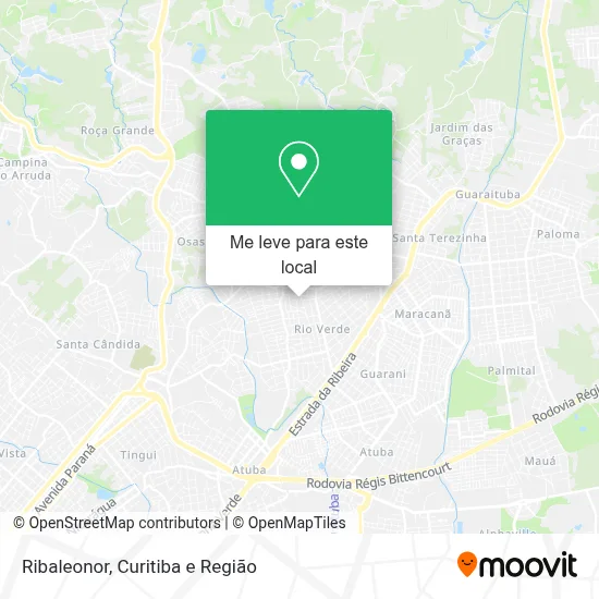 Ribaleonor mapa
