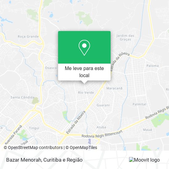 Bazar Menorah mapa