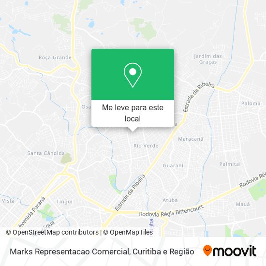 Marks Representacao Comercial mapa
