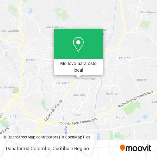 Danafarma Colombo mapa