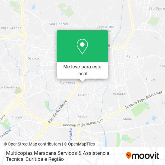 Multicopias Maracana Servicos & Assistencia Tecnica mapa