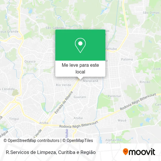 R.Servicos de Limpeza mapa