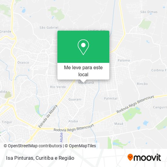 Isa Pinturas mapa