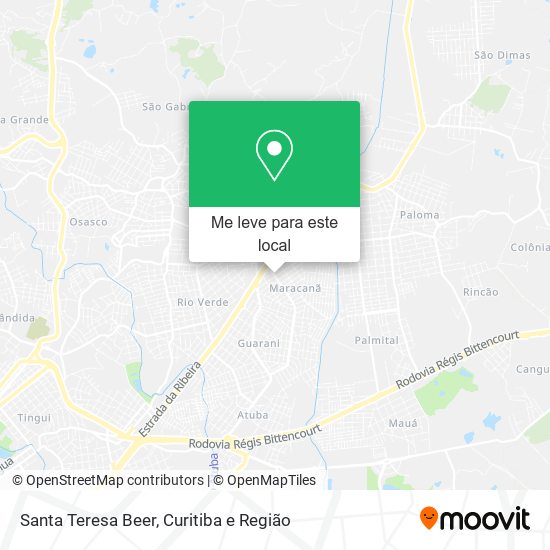 Santa Teresa Beer mapa
