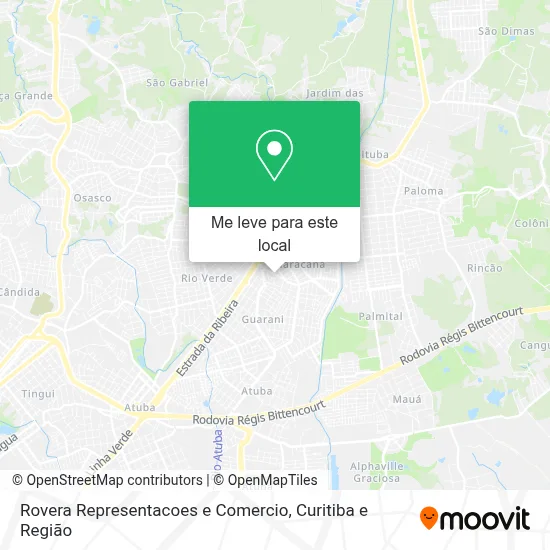 Rovera Representacoes e Comercio mapa