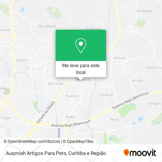 Auqmiah Artigos Para Pets mapa