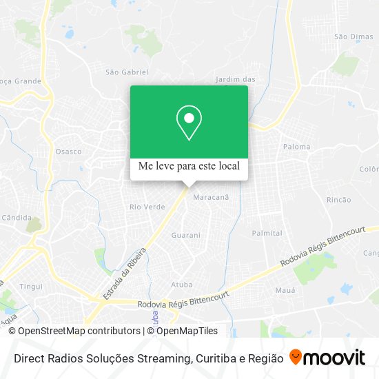 Direct Radios Soluções Streaming mapa