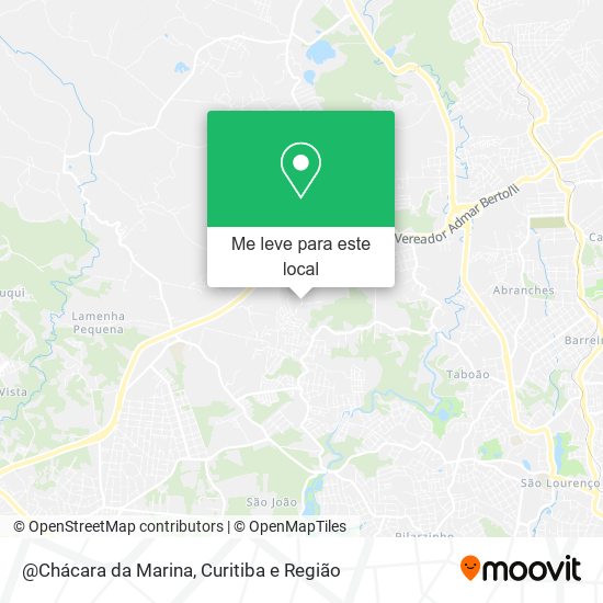 @Chácara da Marina mapa