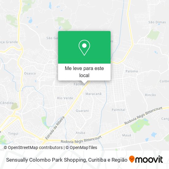 Sensually Colombo Park Shopping mapa