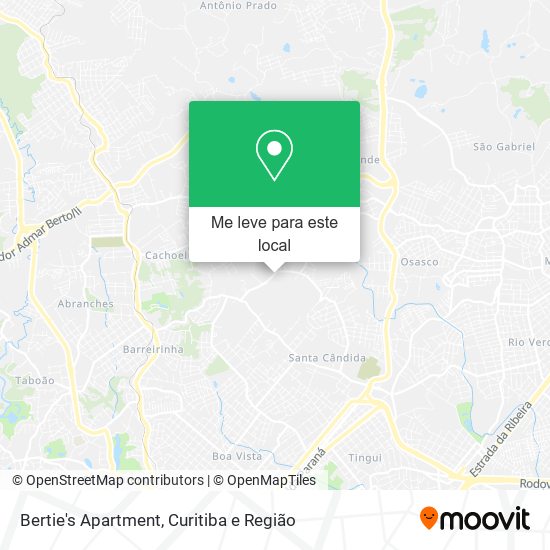 Bertie's Apartment mapa