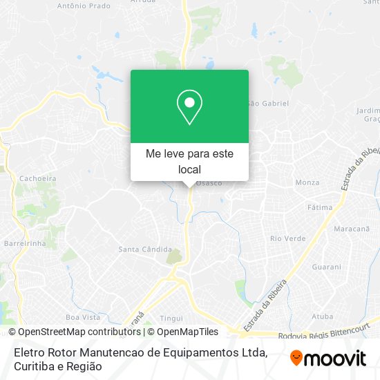 Eletro Rotor Manutencao de Equipamentos Ltda mapa