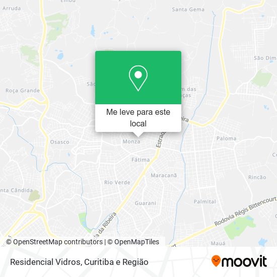 Residencial Vidros mapa