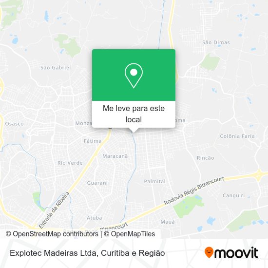 Explotec Madeiras Ltda mapa