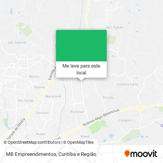 MB Empreendimentos mapa